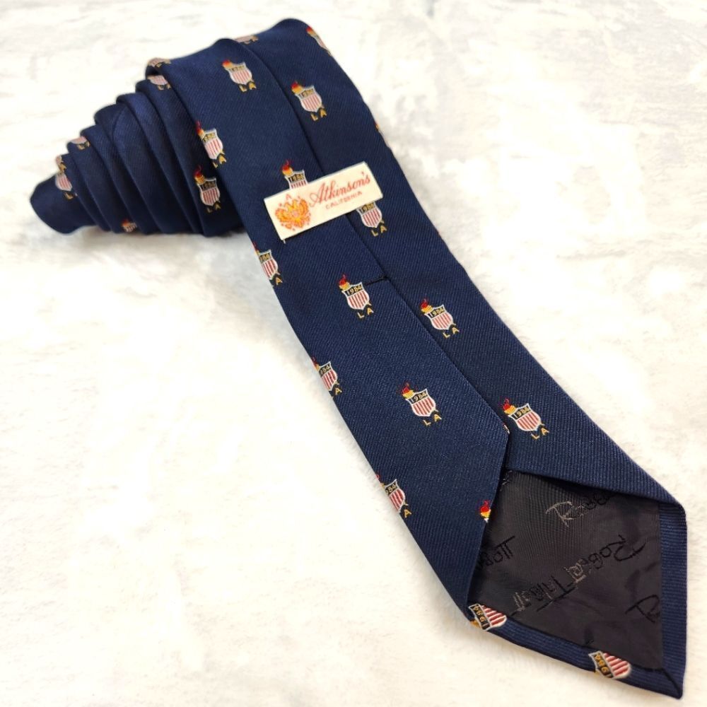 VTG Robert Talbott 1984 Blue Los Angeles Olympic Tie